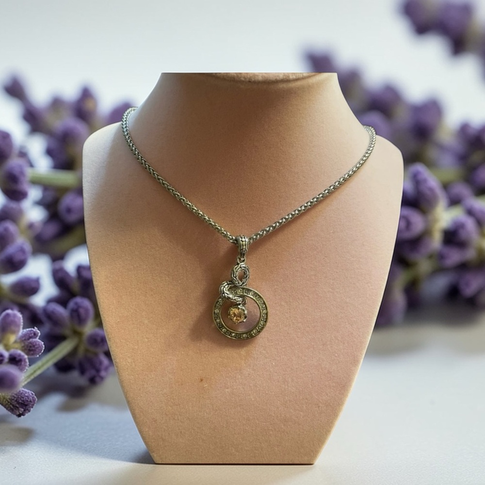 🔥Chic Silver Pendant Necklace